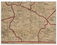 Hopewell Township, Pennsylvania 1860 Old Town Map Custom Print - York Co.
