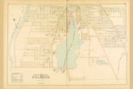 Fall River City - Plate 1, Massachusetts 1895 Old Town Map Reprint - Bristol Co.