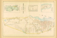 New Bedford City - All, Massachusetts 1895 Old Town Map Reprint - Bristol Co.