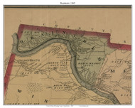 Braintrem Township, Pennsylvania 1869 Old Town Map Custom Print - Wyoming Co.