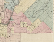 Tionesta Township, Pennsylvania 1865 Old Town Map Custom Print - Venango Co.