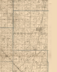 Assumption, Illinois 1893 Old Town Map Custom Print - Christian Co.