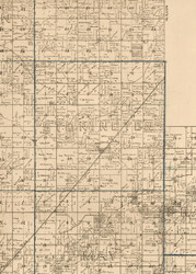 Stonington, Illinois 1893 Old Town Map Custom Print - Christian Co.