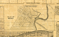 Rand - Cook Co., Illinois 1861 Old Town Map Custom Print - Cook Co.
