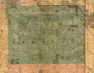 Thornton, Illinois 1886 Old Town Map Custom Print - Cook Co.
