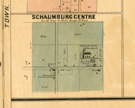Schaumburg Centre - Cook Co., Illinois 1886 Old Town Map Custom Print - Cook Co.