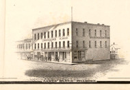James Block - Sycamore, Illinois 1860 Old Town Map Custom Print - DeKalb Co.
