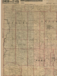 Shelby, Illinois 1891 Old Town Map Custom Print - Edwards Co.