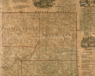 Mount Airy, Illinois 1861 Old Town Map Custom Print - Greene Co.