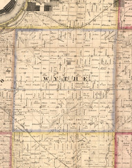 Wythe, Illinois 1859 Old Town Map Custom Print - Hancock Co.