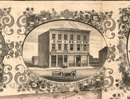 Gochenours Block LaHarpe - Hancock Co., Illinois 1859 Old Town Map Custom Print - Hancock Co.