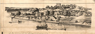 View of Nauvoo - Hancock Co., Illinois 1859 Old Town Map Custom Print - Hancock Co.