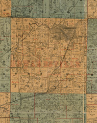 Edwardsville, Illinois 1892 Old Town Map Custom Print - Madison Co.