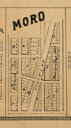 Moro Village, Illinois 1892 Old Town Map Custom Print - Madison Co.