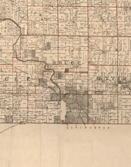 Bruce, Illinois 1895 Old Town Map Custom Print - LaSalle Co.