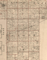 Osage, Illinois 1895 Old Town Map Custom Print - LaSalle Co.