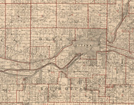 Ottawa, Illinois 1895 Old Town Map Custom Print - LaSalle Co.