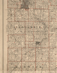 Troy Grove, Illinois 1895 Old Town Map Custom Print - LaSalle Co.