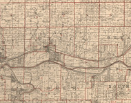 Utica, Illinois 1895 Old Town Map Custom Print - LaSalle Co.