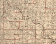 Vermillion, Illinois 1895 Old Town Map Custom Print - LaSalle Co.