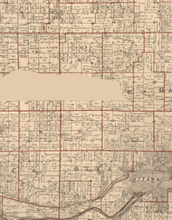 Wallace, Illinois 1895 Old Town Map Custom Print - LaSalle Co.
