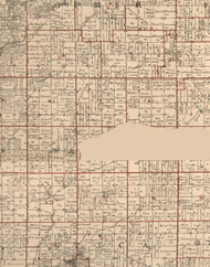 Waltham, Illinois 1895 Old Town Map Custom Print - LaSalle Co.