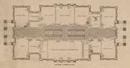 LaSalle Co Courthouse Floor Plan 2 - LaSalle Co., Illinois 1895 Old Town Map Custom Print - LaSalle Co.