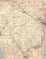 Union Grove, Illinois 1896 Old Town Map Custom Print - Whiteside Co.