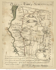 Stratham 1793 Merrill - Old Map Reprint - New Hampshire Towns Other