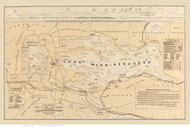 Lake Winnipesaukee, New Hampshire 1896 - Old Map Reprint