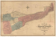 Amador County California 1866 - Old Map Reprint