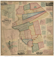 Dauphin County Pennsylvania 1862 Copy A - Old Map Reprint