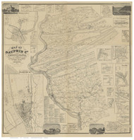 Dauphin County Pennsylvania 1862 Copy B - Old Map Reprint
