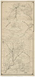 Elk & McKean County Pennsylvania 1878 - Old Map Reprint