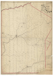 Jefferson County Pennsylvania 1857 - Old Map Reprint
