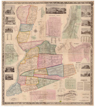 Northumberland County Pennsylvania 1858 - Old Map Reprint