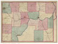 Warren County Pennsylvania 1865 Beers - Old Map Reprint