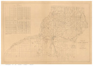 Leon County Florida 1883 - Old Map Reprint