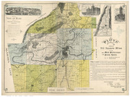 Floyd County 1895 Georgia - Old Map Reprint