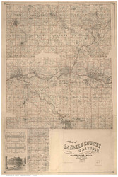 LaSalle County, Illinois 1895 - Old Map Reprint