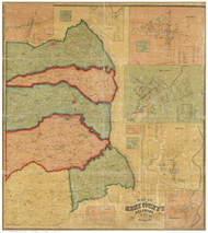 Kent County Delaware 1859 - Old Map Reprint