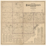 Carver County Minnesota 1880 - Old Map Reprint