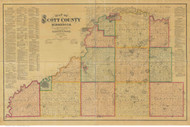 Scott County Minnesota 1880 - Old Map Reprint