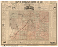 Buchanan County Missouri 1895 - Old Map Reprint