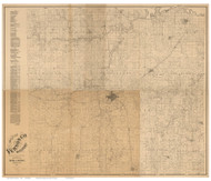 Vernon County Missouri 1886 - Old Map Reprint