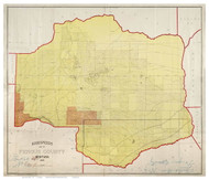 Fergus County Montana 1905 - Old Map Reprint