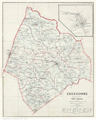 Edgecombe County North Carolina 1905 - Old Map Reprint