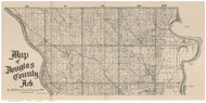 Douglas County Nebraska 1900 - Old Map Reprint