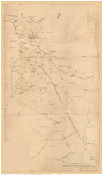 Burlington County New Jersey 1840 - Old Map Reprint