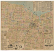 Monroe County New York 1887 - Old Map Reprint
